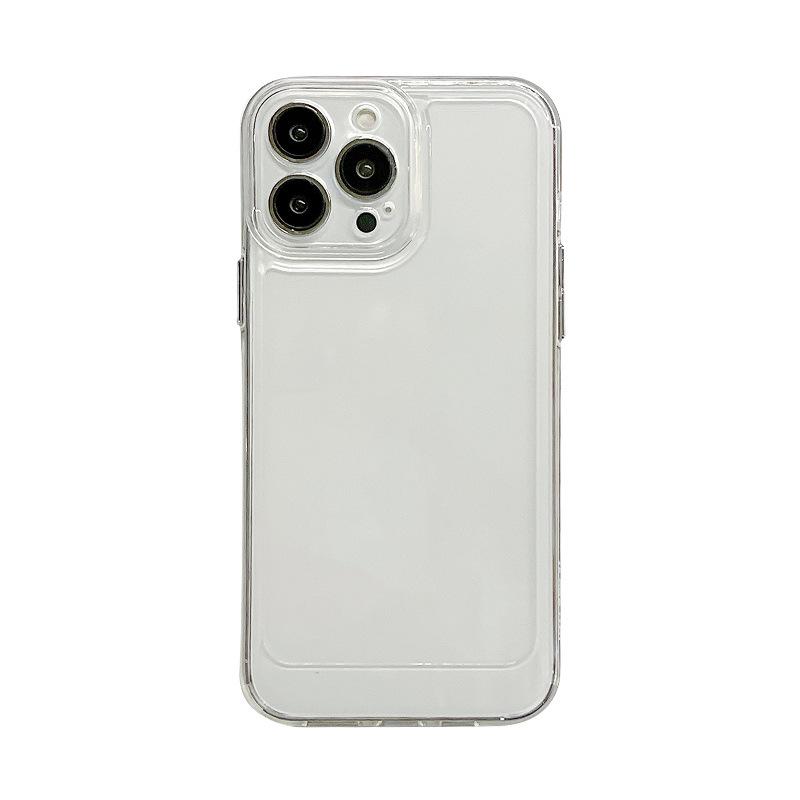 Подходит для чехла для телефона Apple 15Promax, чехла Space для iPhone 16, прозрачного силиконового чехла 14 12 Anti Drop Soft Case
