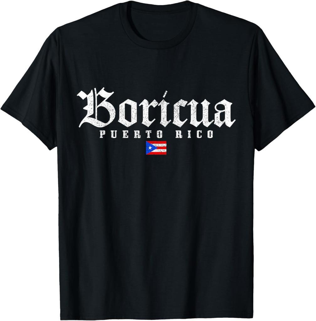 NEW LIMITED Puerto Rico Boricua Vintage Puerto Rican Flag Pride T-Shirt