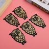 10pcs Owl Embroidered Patch Gold Little Animal Owl Clothes Applique Badge for Clothes Dress Bag