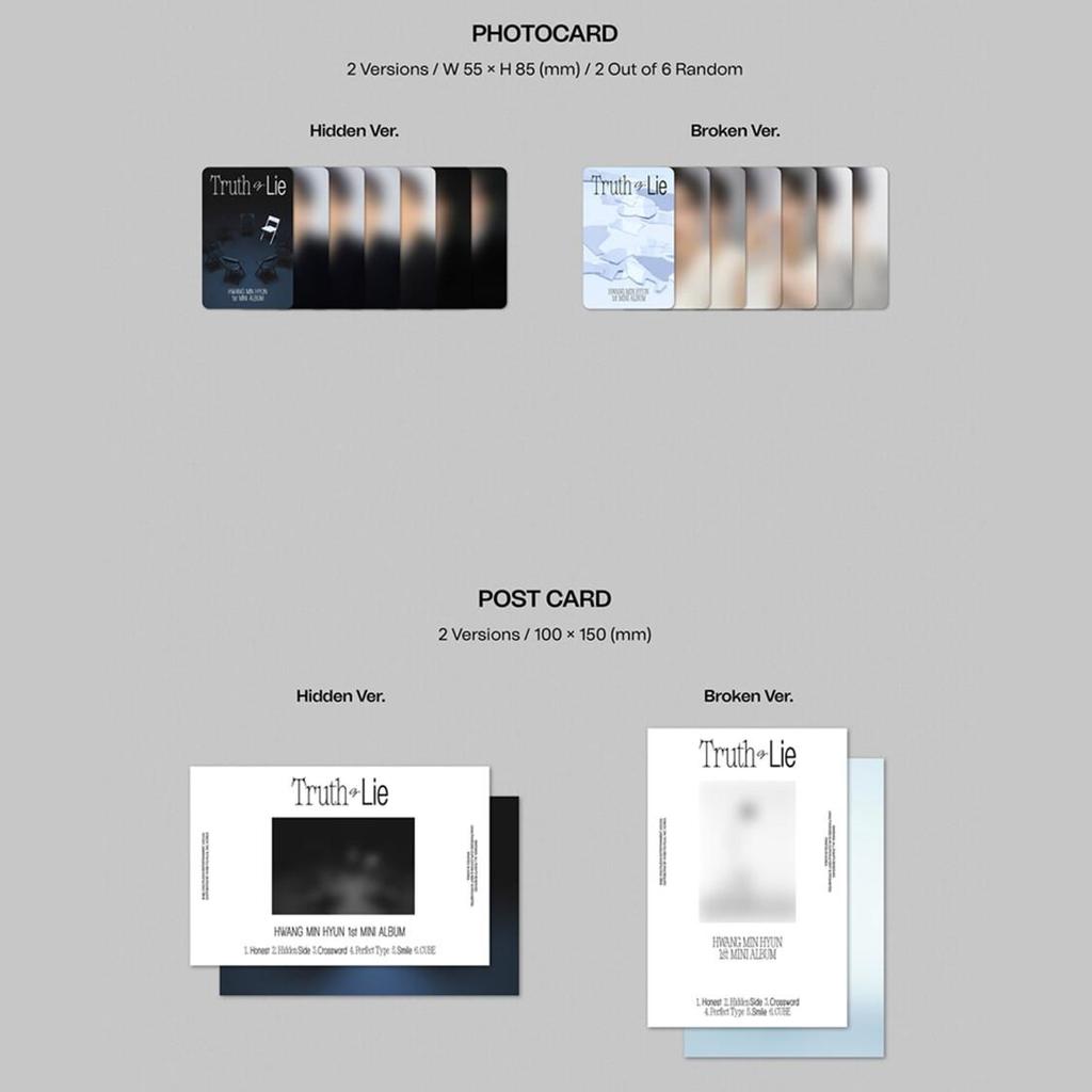 [YES24 POB] ХВАН МИН ХЁН Truth or Lie - 1-й МИНИ-АЛЬБОМ
