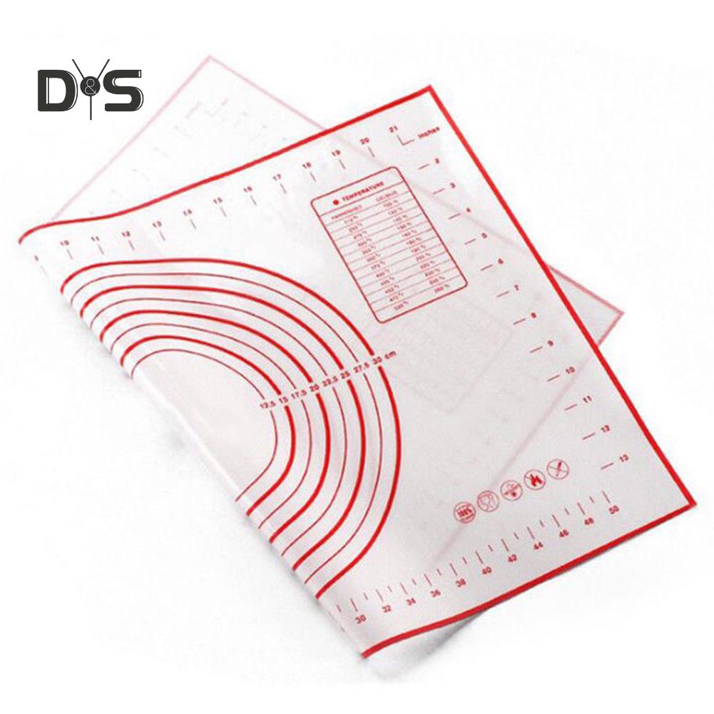 Силиконовый коврик для теста с антипригарным покрытием, коврик для выпечки, формы для выпечки, кухонные гаджеты