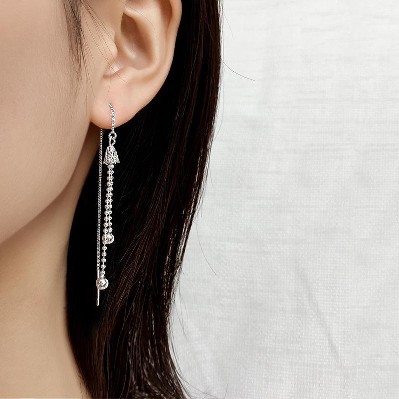 Long Tassel Chain Earrings for Women Prevent Allergy Exquisite Drop Earrings Jewelry
