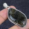 Lodolite Quartz Gemstone Handmade 925 Sterling Silver Jewelry Pendant 2.21" r5J00