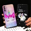 Pink Unicorn Rainbow Soft Phone Case for Samsung A17 A37 A57 A16 A26 A36 A56 A15 A25 A35 A55 A14 A24 A34 A54 A13 A23 A33 A53 A52