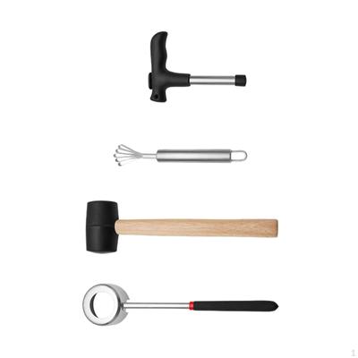 4 шт. Кокосовый производитель, дыроколы, открывалки для фруктов, многофункциональный, устойчивый, легкий набор инструментов для открывания