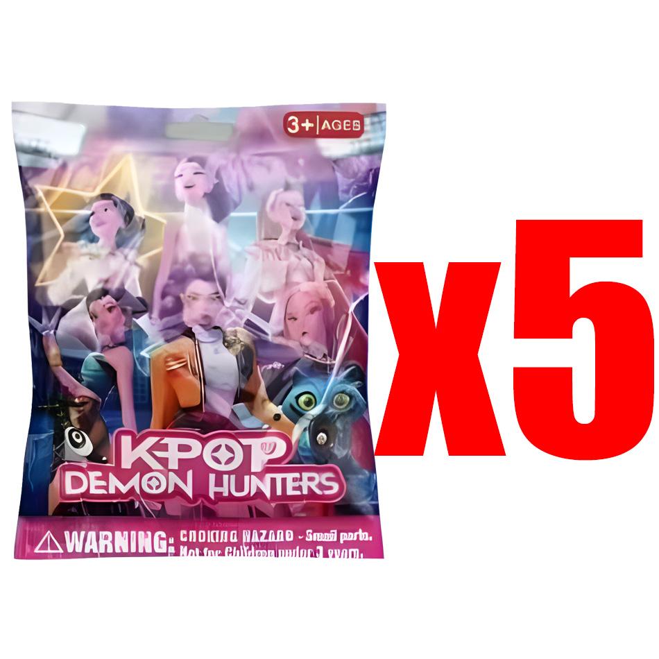 Аниме Мини-фигурки Охотники на демонов в Слепой Коробке K-pop Милые ПВХ Фигурки в Коробке-сюрпризе Коллекционная Модель Куклы Декоративный Предмет