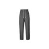 DNA Logo Embroidered Side Button Design Straight Loose Sports Pants Men Bottoms Medium-Grey DQ6096-254