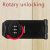 Easy To Install Rotary Hasp Locks 3-Digit Combination Password Lock Password Door Lock  Household