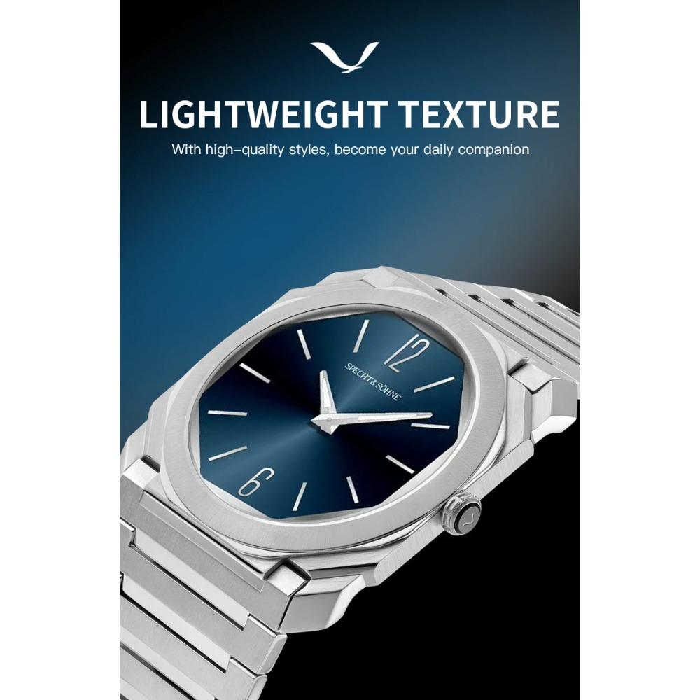 2026 New Hot Selling 38MM Specht & Söhne Quartz Watch For Men Ultrathin 316L Stainless Steel Watches Sapphire Crystal Waterproof