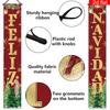 Merry Christmas Porch Sign Trees 1 Pair Indoor Outdoor Decor