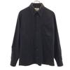Made In France Long Sleeve Wool Shirt 42 Brown Men's Used