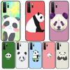 Супер милый черный мягкий чехол Panda The Pooh для Huawei Nova 8 7 6 SE 5T 7i 5i 5Z 5 4 4E 3 3i 3E 2i Pro Чехлы для телефонов