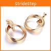 Geometric Elegant Gold Earrings For Women Contemporary Alloy Fashion Jewelry