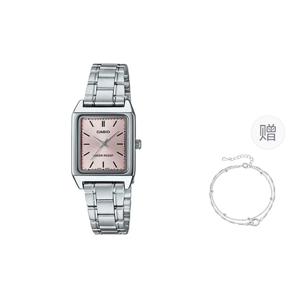 Casio Женские розовые часы LTP-V007D-4E-