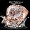 Ladies' Light Luxury Fashion Water Diamond Hollow Mechanical Watch Waterproof Luminous Automatic Mechanical Watch