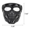 Halloween Skull Bearers Mask Glass Fiber Nylon Impact Resistance Airsoft Paintball Bicycle Combat Game Fits for FAST Helmet