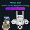 Anzhiyi Tri-Lens WiFi Outdoor Camera with Dual-Way Intercom