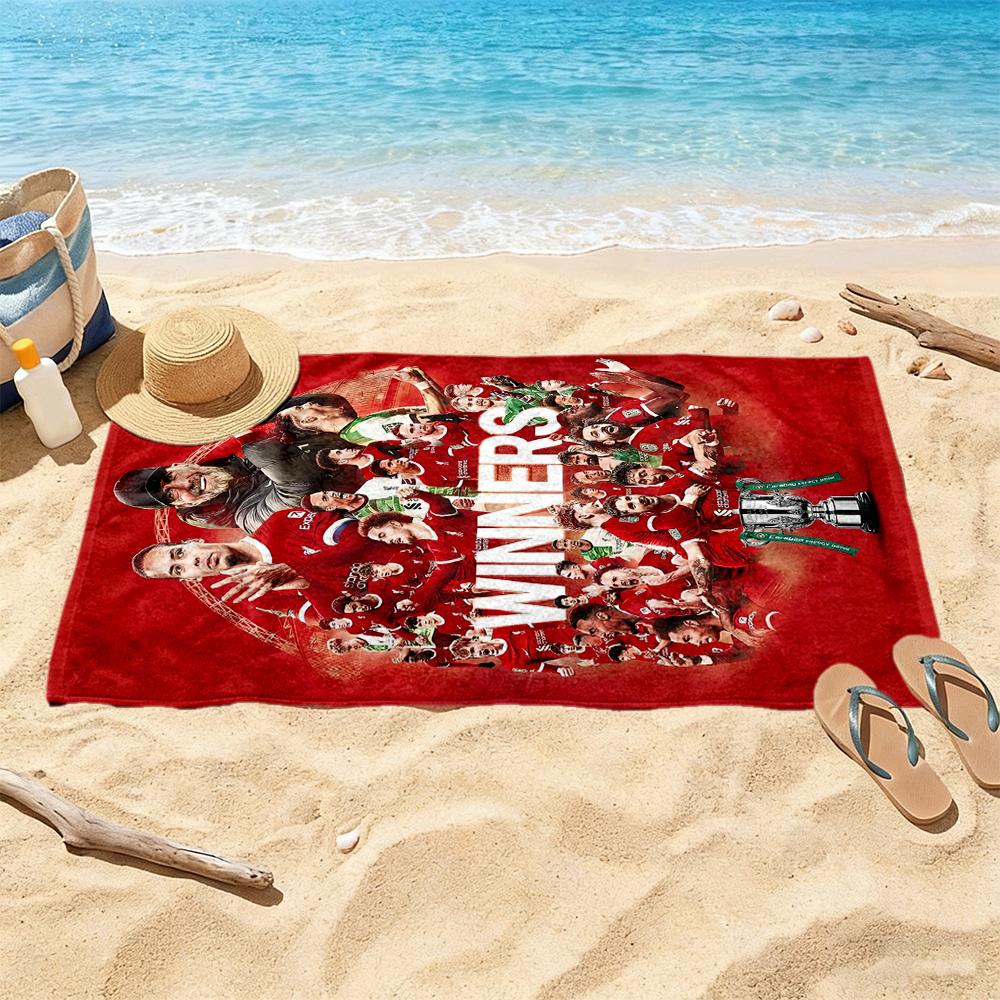 Liverpool Football Club Beach Towel Super Soft Microfiber Quickdry Fabric Comfortable Lightweight