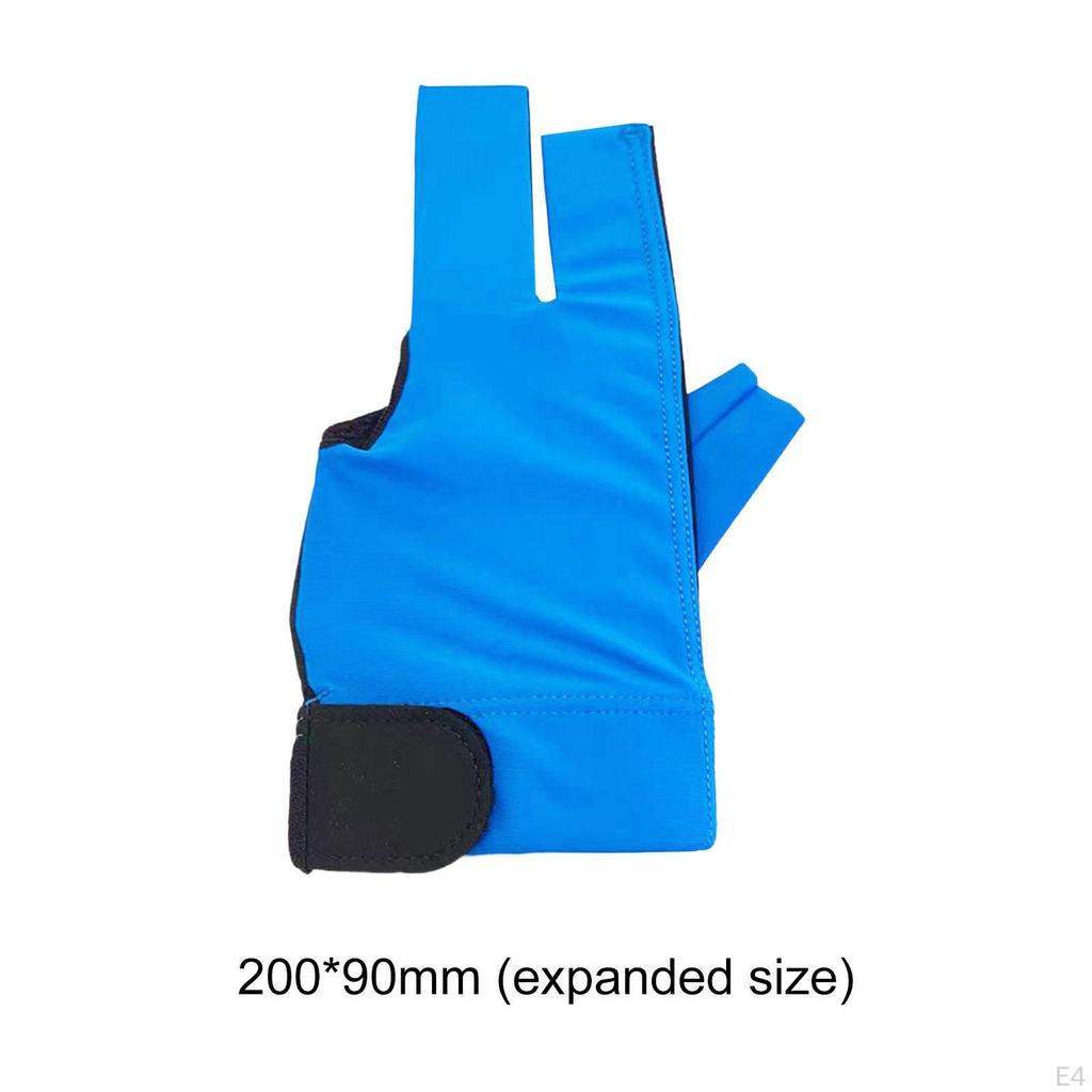 3 пальца бильярдные перчатки эластичный противоскользящий кий для снукера для практики игры