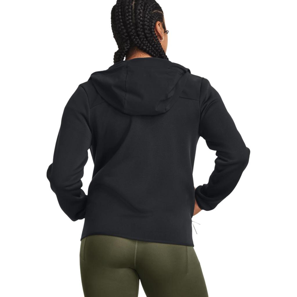Under Armour Куртка Essential Swacket Training с капюшоном Женская Верхняя одежда Черный 1378850-001