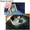 100x60cm Useful Portable Prayer Rug with Compass Kneeling Poly Mat for Muslim Islam Waterproof Prayer Mat Carpet With Bag