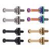 2pcs M5x40mm Ti Alloy Bike Seat Post Fixing Bolts Bike Seatpost Screws Cycling Accessories for Bike 