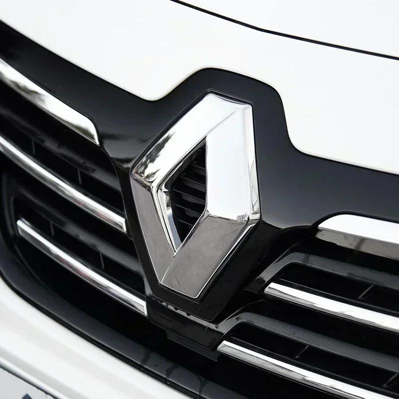 PZJG6 ABS Для Renault Megane 2 3 Clio Duster Captur Logan Koleos Автоаксессуары Наклейка-эмблема на капот автомобиля Наклейка-значок на задний багажник