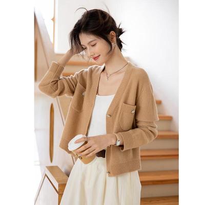Женский кашемировый свитер Mocana с V-образным вырезом