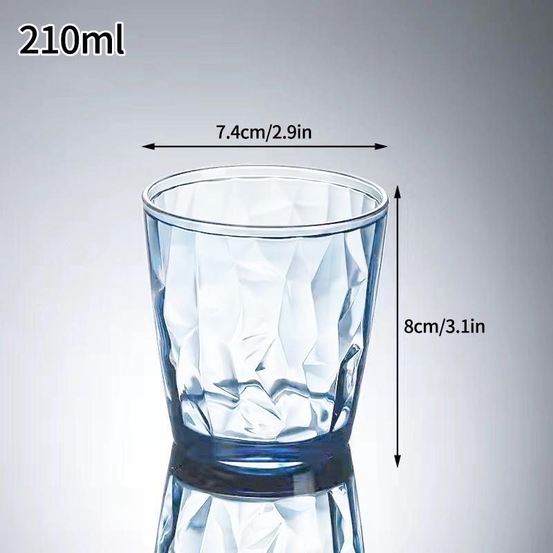 210/310ML Plastic Drinking Glasses Reusable Water Drinking Cup Shatterproof Wine Champagne Glasses for Home Bar Wedding Party