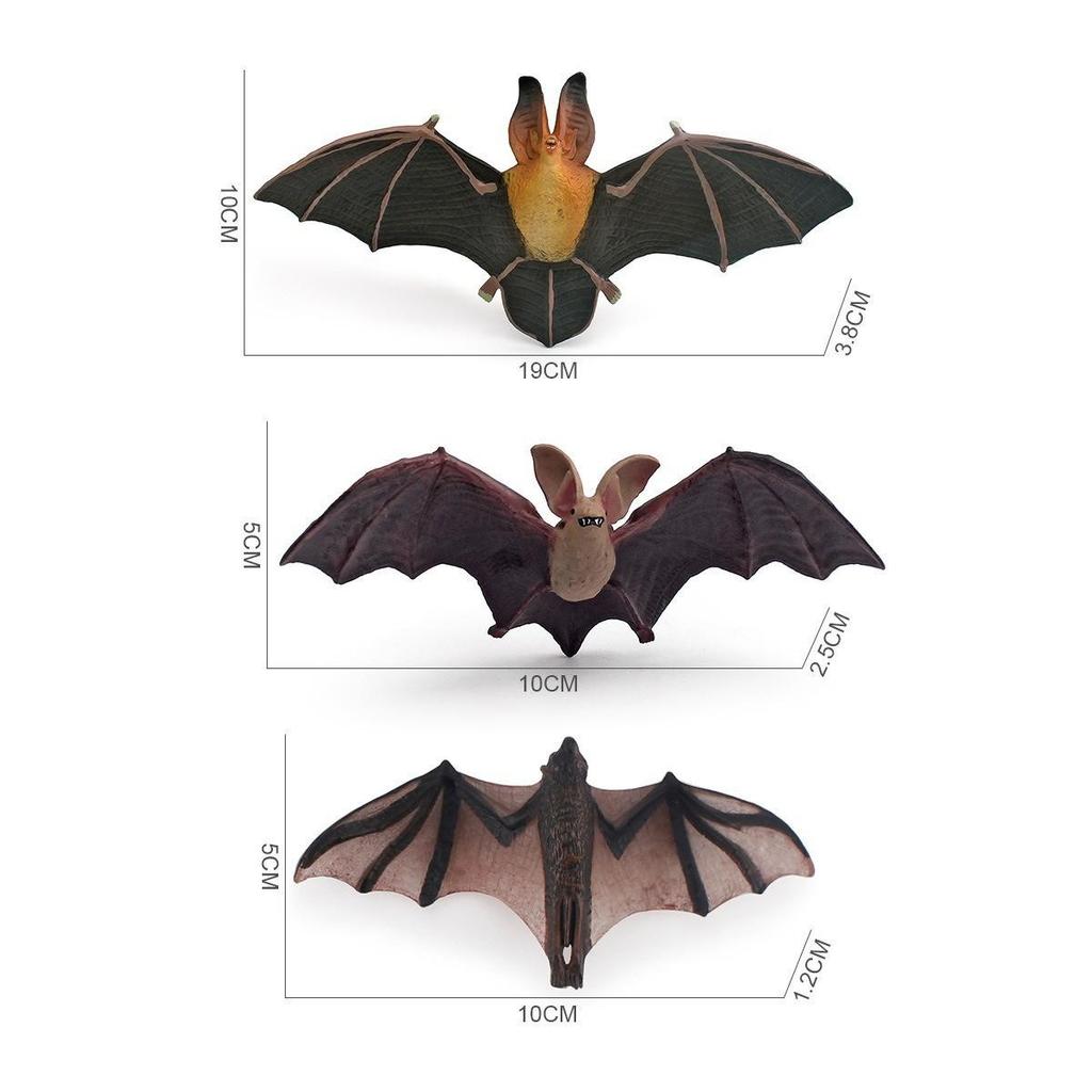 Wildlife Bat Solid Simulation Model for Halloween Decoration and Pranks