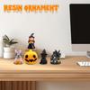 Миниатюрные фигурки Тыква Собака Замок Микро Ландшафт Украшения На Хэллоуин Полимерная Декорация Домашние Настольные Аксессуары