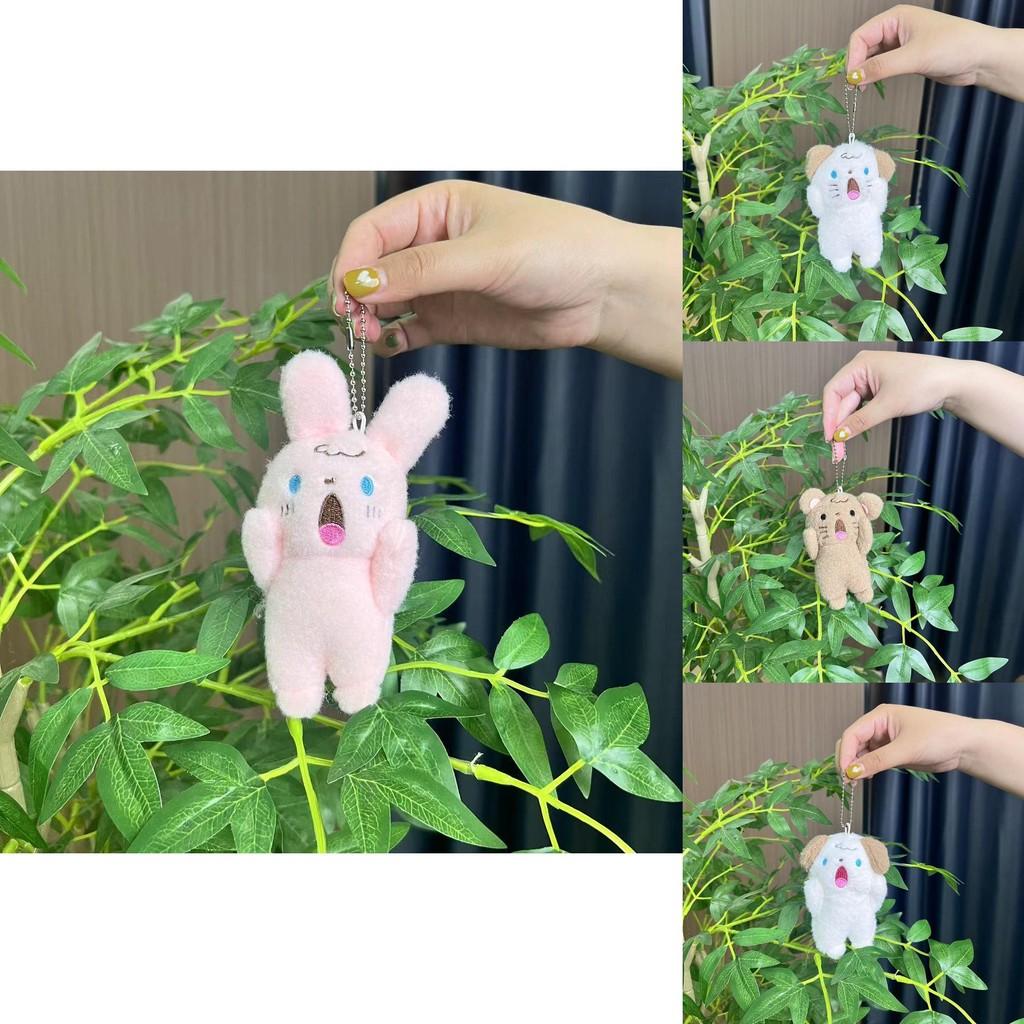 Plush Beautifully Crafted Dog And Rabbit Keychains Super Soft Lovable Collectible Toys