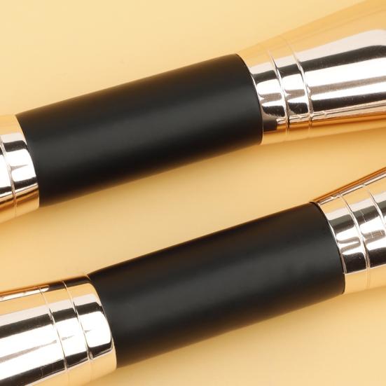 Двусторонняя кисть для макияжа Professional Slanted Flat Top Synthetic Kabuki Foundation Loose Powder