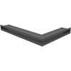 Vent Cover LUFT Corner Left 60x40x6 Graphite Slim