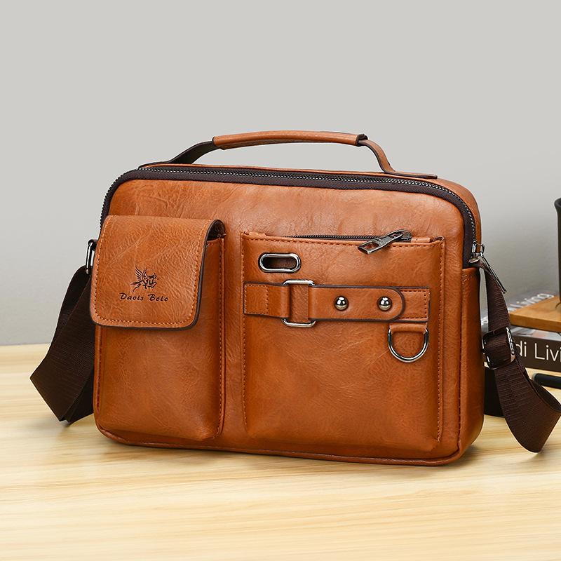 Men's Single-shoulder Crossbody Bag Urban Simple Business Fashion Commuter Men's Handbag