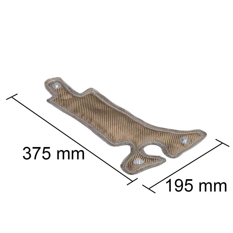 Lava Titamium Turbo Blanket Heat Shield Wrap For 2016+ Honda Civic 1.5T Stainless Steel Mesh