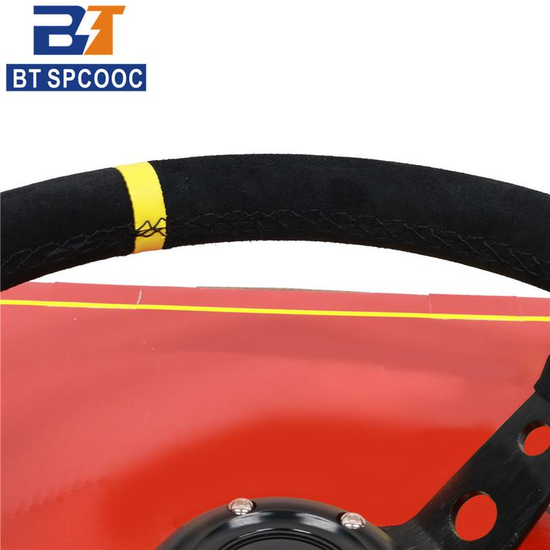12.5inch 320mm Deep Dish Racing Steering Wheel Suede Mo