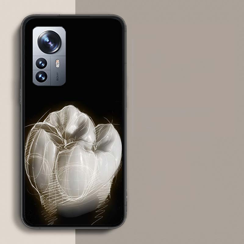 Чехол для телефона с рисунком зубов для Xiaomi Poco X3 NFC X4 GT M3 M4 M5 M5S X7 X6 X5 F6 Pro F5 F4 Mi F3 F2 Чехол TPU Capa Coque C