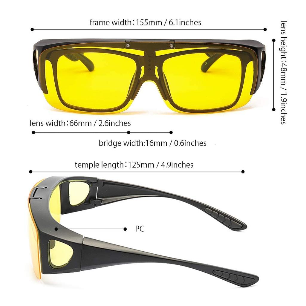 Ночь Поляризованные Вождение Поляризованные Ультра УФ Для Дня и Ночи Для [Dollger] Солнцезащитные Очки, Солнцезащитные Очки, Солнцезащитные Очки, Откидного Типа, Очки, Линзы,