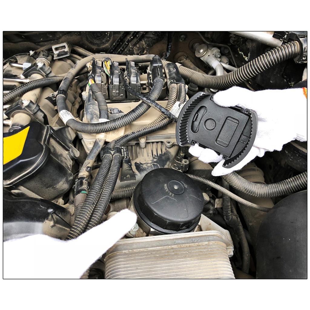 2-х захватный ключ для снятия топливного фильтра, масляный фильтр, регулируемый 60-80 мм/80-105 мм, инструмент для замены и разборки фильтра с 2 захватами