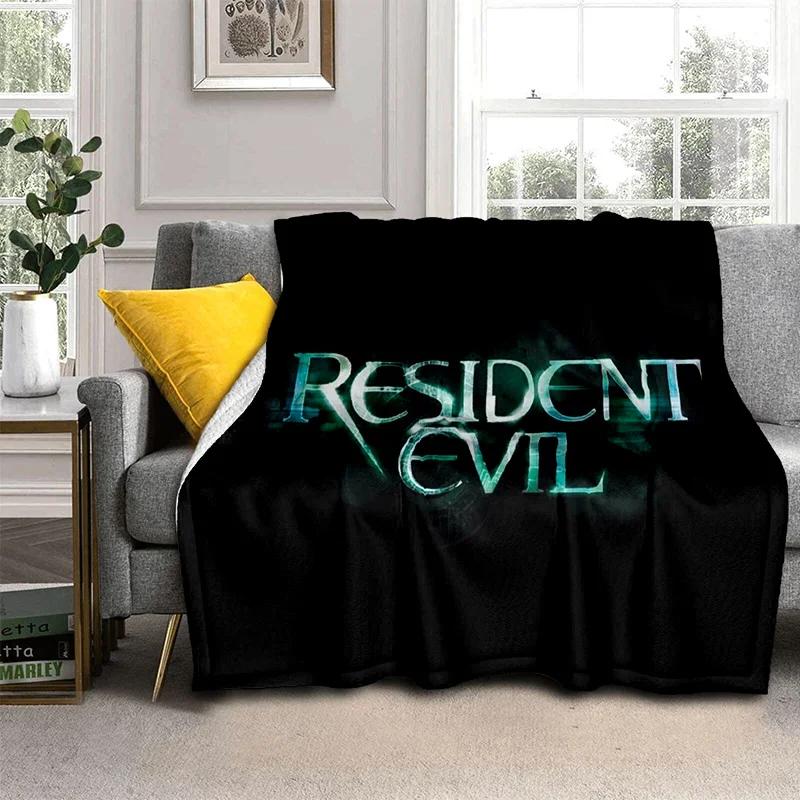 3D R-Resident Evil Gamer Games Одеяло, мягкое одеяло для дома, спальни, кровати, дивана, пикника, путешествия, офиса, отдыха, одеяло, детское одеяло