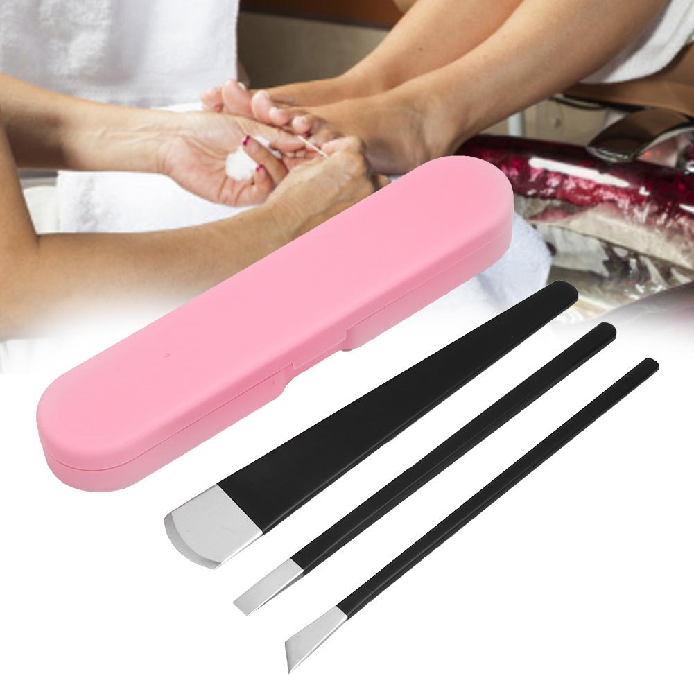 3 шт., нож для педикюра из нержавеющей стали, инструменты для ухода за ногами, набор для удаления омертвевшей кожи