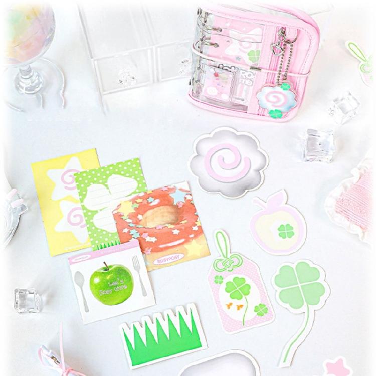 ПВХ тетрадь на 5 колецах с блоком для сменных листов 5-дырочный журнал-планировщик ПВХ тетрадь на 5 кольцах с кармашком для карт