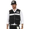 FBI Agent Costume Disguise with FBI Cap M - L