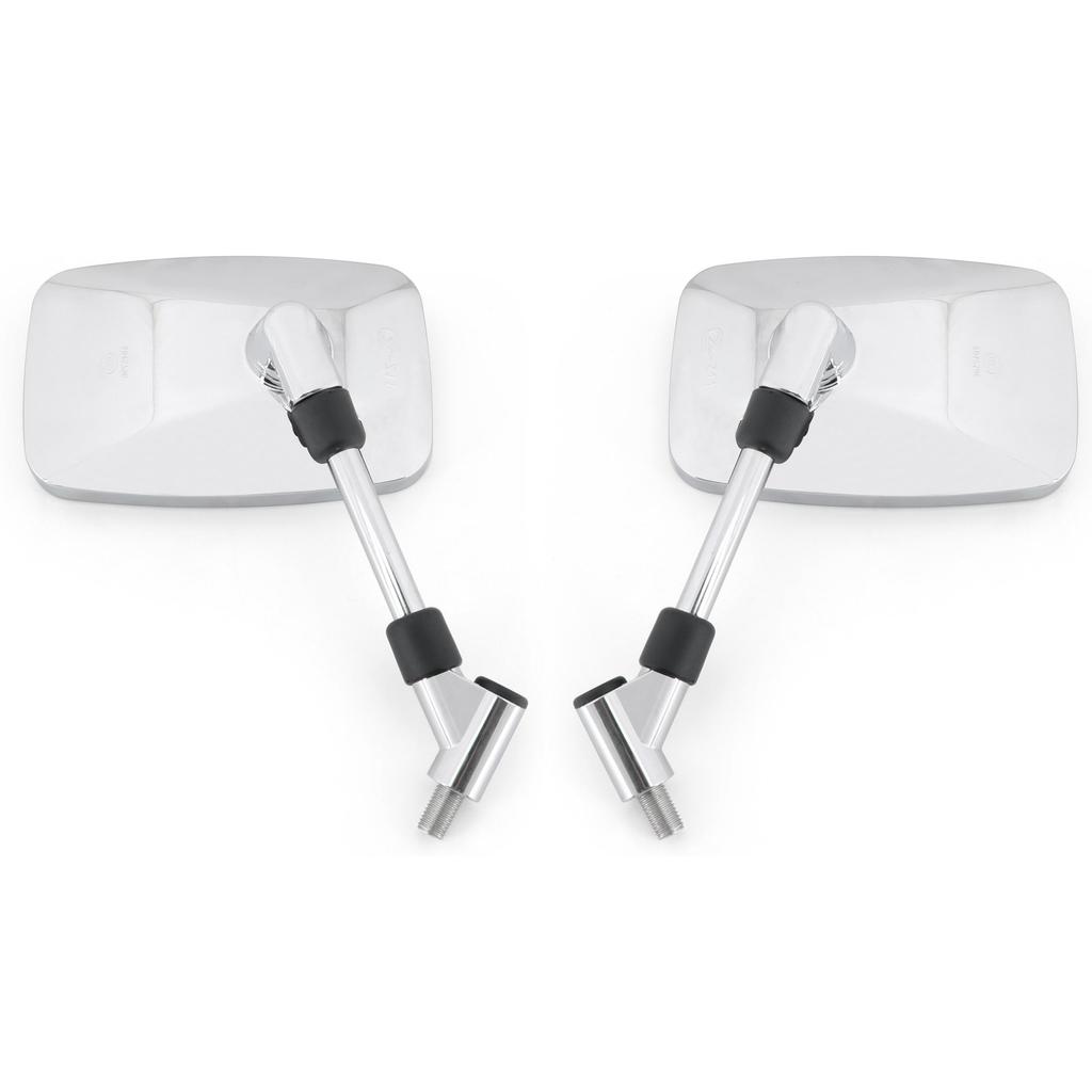 Rectangle 10MM Rear View Mirrors For Suzuki VS600 VS750 VS800 VL800 VZ800 VL1500