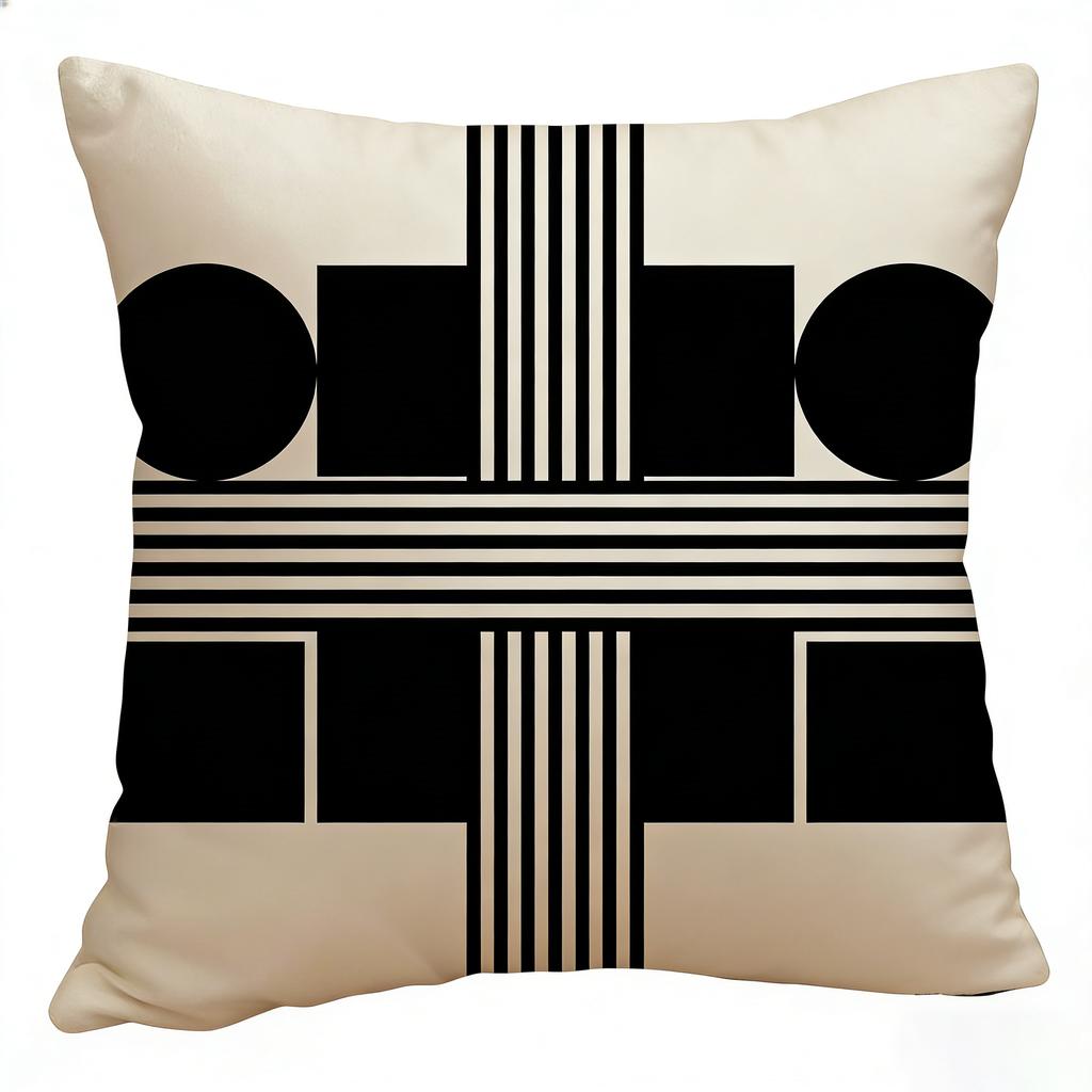 Домашний декор Геометрические и растительные наволочки с узором Наволочка с узором Подходит для дивана Спальни Автомобиля Наволочка