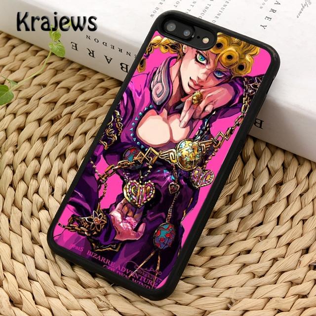 Krajews Чехол для телефона с аниме JoJo's Bizarre Adventure Для iPhone 16 15 14 plus XR XS 11 12 mini 13 pro max Fundas