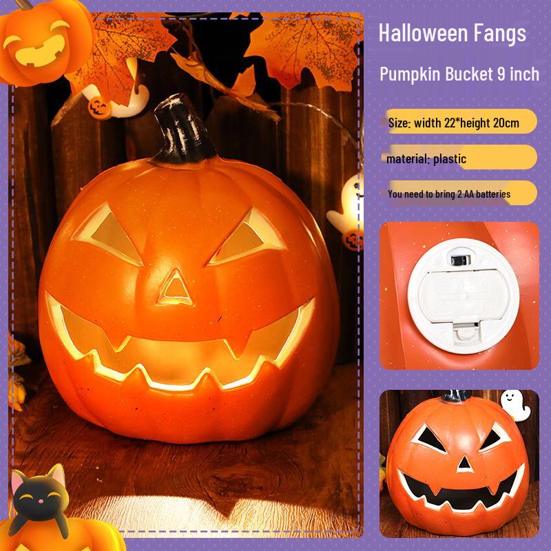 Светодиодный тыквенный фонарь Декор на Хэллоуин для вечеринок и мероприятий