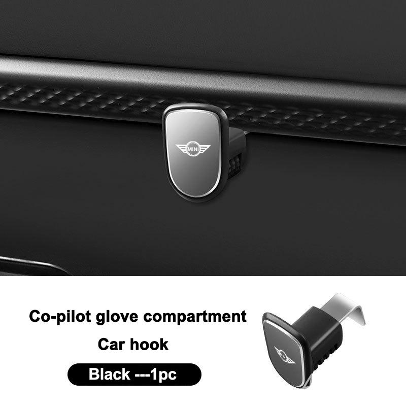 Car Seat Back Hooks For BMW MINI Cooper One JCW F54 F55 F56 F60 R50 R52 R53 R60 Multifunction Storage Hook Accessories Keychain djpxh44