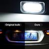 2 шт./компл. светодиодная лампа номерного знака без ошибок Canbus для Benz Mercedes C-Classe W203 4 двери 2001-2007 автомобильный Стайлинг 18SMD светодиодная лампа для автомобильного номерного знака